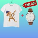 PHOELIX FASHIONS 100% HEAVY DUTY TURKEY-IMPORT COTTON ROUND-NECK DESIGNER TSHIRT + FREE GIFT.