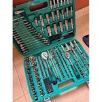 216pcs Chrome Socket Wrenches Mechanical Toolset