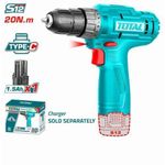 product_image_name-TOTAL-TDLI12428 Lithium-Ion cordless drill Voltage:12V-1