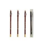 Davis 4pcs Eye And Lip Liner Pencil  1 Black, 3 Brown