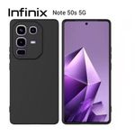 product_image_name-Generic-Infinix Note 50s 5G Black soft silicone Phone Case/Cover-1