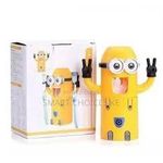 product_image_name-Generic-Minions Automatic Toothpaste Dispenser, 2-in-1 Cartoon Toothbrush Holder, Kids' Wall-Mounted Toothpaste Squeezer -8