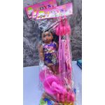 product_image_name-Un Branded-Doll plus a stroller  28cm doll  45cm stroller-1