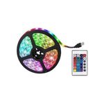 product_image_name-Generic-RGB LED Strip Light 5M with Remote - Dynamic Color Changing Decor Kit-1