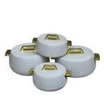 product_image_name-Generic-Smart Hot Pot 4 in 1 Elegant White & Gold Cookware Set-2