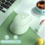 product_image_name-Wireless-Bluetooth + 2.4G Dual-mode Rechargeable Silent Button Mouse for Computers - Green-1