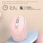 product_image_name-Wireless-Bluetooth + 2.4G Dual-mode Rechargeable Silent Button Mouse for Computers - Green-6