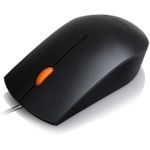product_image_name-Lenovo-300 USB Wired Computer Mouse - Full Size Optical Ambidextrous Mouse with 1600 DPI, Reliable USB-A Wired Connection, Easy 3-Button Navigation – Long Lasting, Durable Basic Mouse, Black-2
