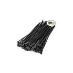 200mm Cable Zip Ties - Self Locking ( 100pcs Pack)