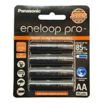 Panasonic Eneloop Pro AA x4 2550Mah- Rechargeable Batteries