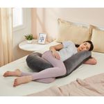 product_image_name-Generic-Velvet C-Shaped Pregnancy Pillow Full Body Support-6