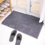 Shaggy Absorbent AntiSlip Bathroom Door, Bedroom Mat