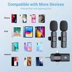 product_image_name-Generic-Lavalier Wireless Microphone Dual Pack With Triple Input Receiver For IOS Android-4