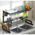 Over-the-Sink Single Layer Dish Drying Rack