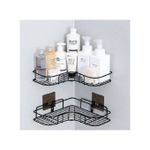 product_image_name-Generic-2PCs Metallic Corner Bathroom Shelf or Multipurpose Shelf with Adhesive -2