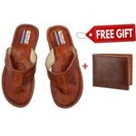 product_image_name-PHOELIX FASHIONS-CAMELS HIDE PURE LEATHER OPEN SHOES/SANDALS + FREE PURE LEATHER WALLET-1