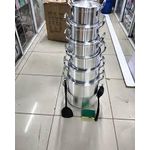 product_image_name-Generic-14-Piece Heavy-Duty Silver Household Cooking Pot Set With Lids & Serving Utensils-3