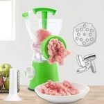 product_image_name-Generic-Multi-Functional Manual Meat Mincer & Vegetable Grinder – Heavy Duty Hand-Crank Food Processor with Suction Base-5