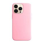 iPhone 15 Pro Good Quality Silicone Cover Case Pink, Protective Phone Case