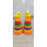 10 Ring Colour Rainbow Tower