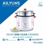 product_image_name-AILYONS- 2.2L Electric Rice Cooker – Compact & Efficient-4