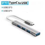 product_image_name-Generic-4 Port USB 3.0 Hub High Speed USB-C Type C Splitter 5Gbps Computer Macbook Port-2