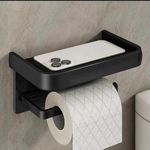 Metallic wall mounted tissue holder 