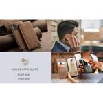 product_image_name-Caseme-Brown Soft Leather Wallet Flip Cover Case for Samsung Galaxy A04e-3