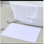 White cotton bathroom mats,heavy,home,hotel absorbent 