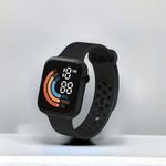 product_image_name-Fashion-Black Perforated Strap LED Multifunctional Digital Watch-2