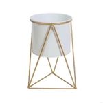 product_image_name-Generic-Nordic Geometric metal iron flower pot-2