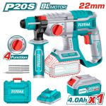 TOTAL Lithium-Ion rotary  hammer 20V
