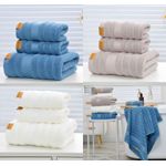 3pcs Cotton Bath Towel