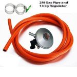 product_image_name-Generic-2M Hose Pipe & Safety Clips +13kg Regulator For 2 Burner Gas Cooker Clips-1
