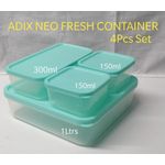 product_image_name-Generic-TUPPERWARE 5PCS PLASTIC FOOD STORAGE CONTAINERS / REFRIGERATOR FOOD STORAGE CONTAINERS-1