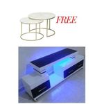 TV stand with free nesting coffee table