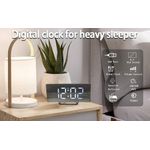 product_image_name-Generic-Digital LED Bedside Alarm Clock with Curved Mirror Display, Snooze Function, Dual Brightness Levels, USB Powered & Battery Backup-2