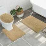 product_image_name-Generic-3pc Non-Slip Shaggy Chenille Bathroom Mat Set-1
