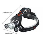 product_image_name-Generic-3 Bulb Rechargeable LED Headlamp with Waterproof Outdoor Design-4