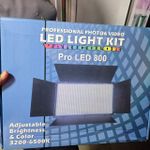 product_image_name-Generic-Professional Photo & Video LED Light Kit Pro LED 800 With Stand-1