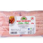 Halal Beef Sausages Value Pack 1Kg 