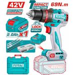 product_image_name-TOTAL-TIDLI426981 Compact Brushless Cordless Impact Drill 42V-1