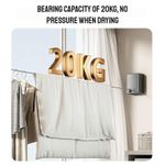 product_image_name-Generic-Portable and  retractable  Clotheslines Balcony Drying Rack Stainless Steel Space Saving Household Laundry Storage Outdoor Indoor Use-3