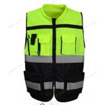 Multi Color Unisex Reflector Vest/Green Executive Reflector
