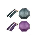 product_image_name-Generic-Green Windproof LONG Durable Foldable Rain Umbrella Strong Windproof Travel Umbrella-1