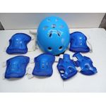 product_image_name-Generic-Blue Full Protection Skating/ Cycling Guards with Helmet-1