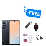 Infinix HOT 50 PRO+,AMOLED DISPLAY 6.78" INCHES,8GB RAM & 128GB ROM,DISK,BUDS,WATCH & OTG CABLE