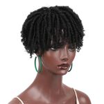 product_image_name-Fashion-Short Hair Dirty Braid Wig Blocks 1B-1