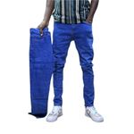 Authentic Blue Denim Men Slim Jeans