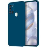 product_image_name-Generic-Samsung Galaxy A21s Shockproof Silicone Case with Microfiber Lining, Protective Phone Cover-1